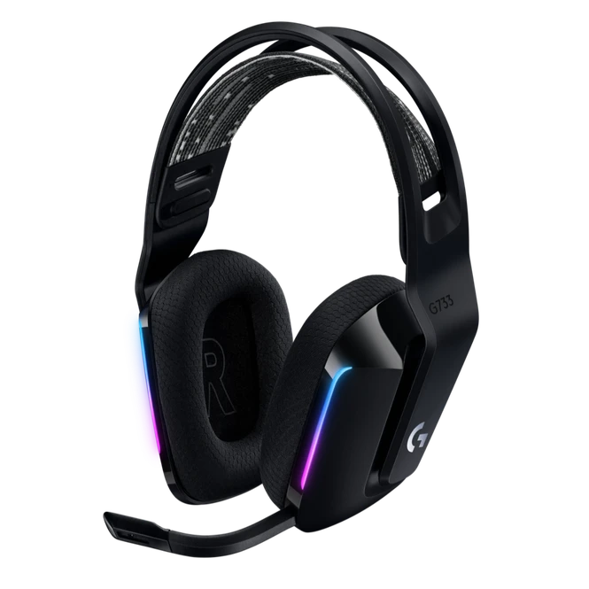 Logitech G733 Lightspeed RGB 7.1 Kablosuz  Kulak Üstü Oyuncu Kulaklığı - Siyah