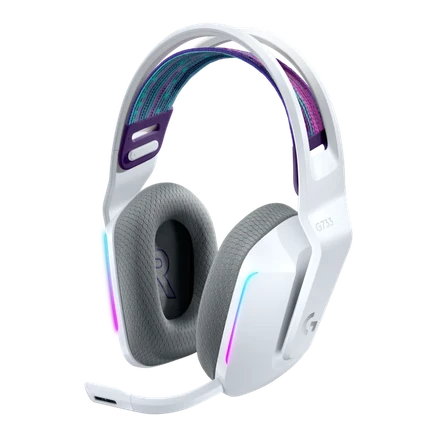 Logitech G733 Lightspeed RGB 7.1 Kablosuz Kulak Üstü Oyuncu Kulaklığı - Beyaz