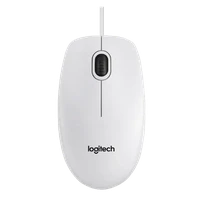 Logitech B100 Kablolu Temel Ofis Mouse’u  Mekanik Switch - Beyaz