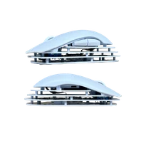 Ajazz M259  Üç Modlu Mouse Huanuo Mavi/Pembe Noktalı Switch - Beyaz